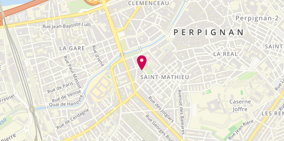 Plan de BANET Bouaziz Catherine, 11 Rue Bastion Saint-François, 66000 Perpignan