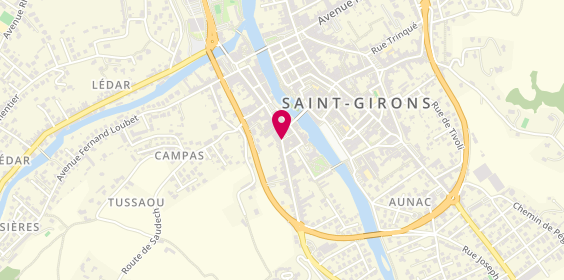 Plan de GENEVIEVE Magali, 2 Avenue Galliéni, 09200 Saint-Girons