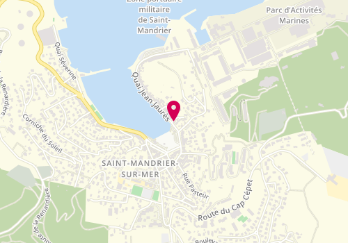 Plan de Hélène TRAN psychologue, 1 place des Résistants, 83430 Saint-Mandrier-sur-Mer