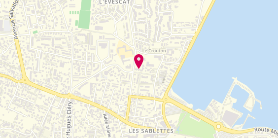 Plan de JACQUOT Olivier, Résidence le Grand Foc
403 avenue Noël Verlaque, 83500 La Seyne-sur-Mer