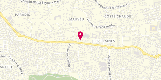 Plan de Clinique Neuromed, 1251 avenue Pierre Auguste Renoir, 83500 La Seyne-sur-Mer