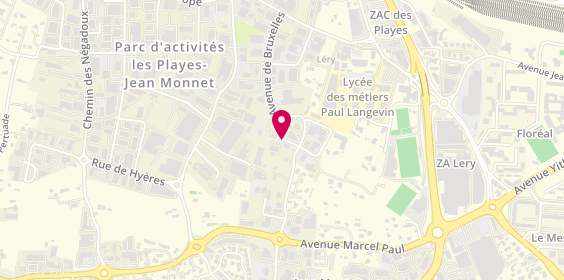 Plan de MURY Michel, l'Alcyon, Ze J.monnet Nord
285 Rue du Luxembourg, Immeuble, 83500 La Seyne-sur-Mer