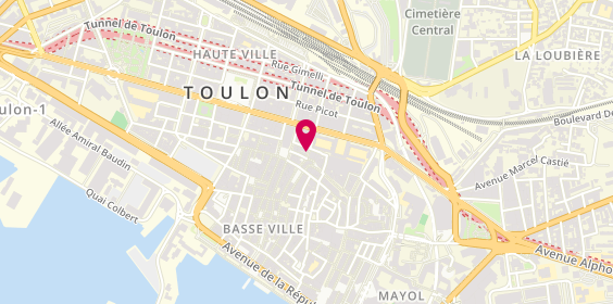 Plan de Marie Luce LELIEVRE, 9 Rue Corneille, 83000 Toulon