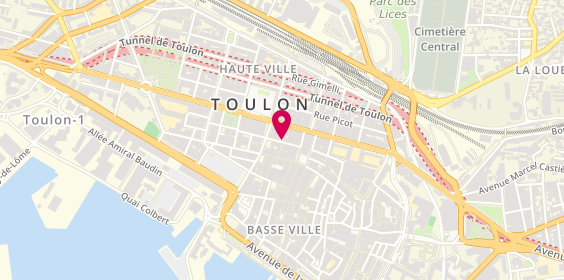 Plan de JARD Olivier, 4 Rue Hippolyte Duprat, 83000 Toulon