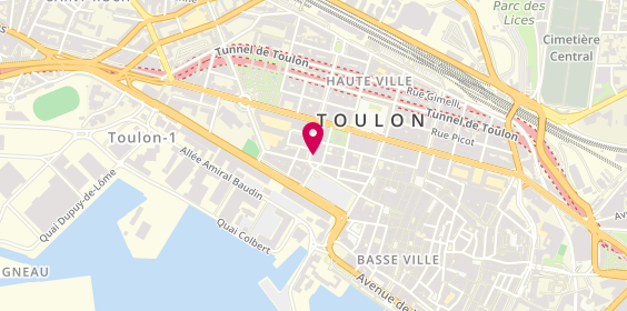 Plan de Charlotte Gibert - Psychologue Clinicienne - Toulon, 97 avenue Jean Moulin, 83000 Toulon