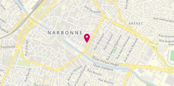 Plan de VIOLOT AUSSILLOUX VALÉRIE, 11 Boulevard Gambetta, 11100 Narbonne