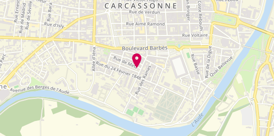 Plan de Marion ANDUZE, 5 Rue de Metz, 11000 Carcassonne