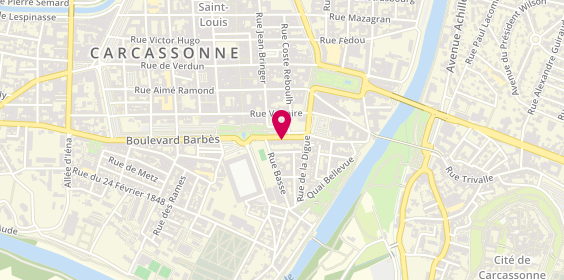 Plan de PROMET Chrystelle, 15 Boulevard du Commandant Roumens, 11000 Carcassonne