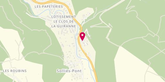 Plan de LEROUGE Christine, Quartier Hauts Guirans
Clinique 3 Sollies, 83210 Solliès-Toucas