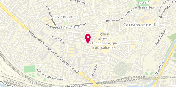 Plan de BASTIE-Salvetat Karine, 5 Boulevard de la Pierre Blanche, 11000 Carcassonne
