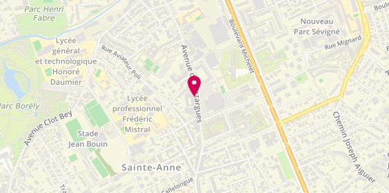 Plan de LEFEBURE Sophie, 90A Avenue de Mazargues, 13008 Marseille