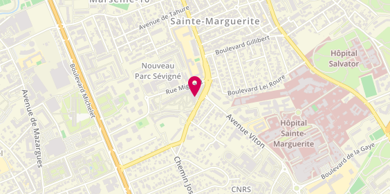 Plan de FEDERICCI Laura, 22 avenue de la Magalone, 13009 Marseille