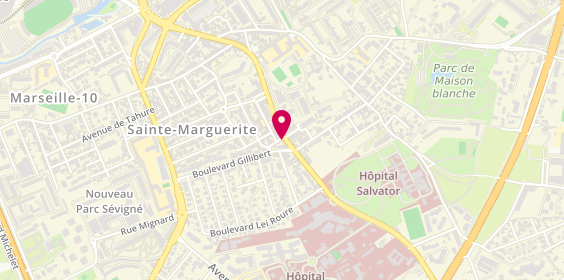 Plan de NAUDIN Jean, Hop de Sainte Marguerite
270 Boulevard de Sainte Marguerite, 13009 Marseille