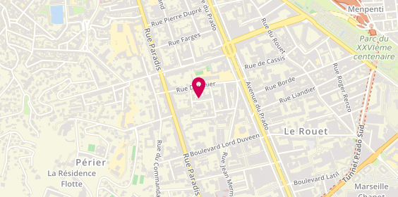 Plan de RAOULT Natacha, 16 Rue de Lorraine, 13008 Marseille
