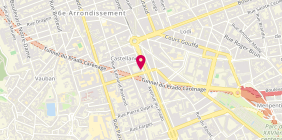 Plan de Psychologue Ninon Simiand, 24 avenue du Prado, 13006 Marseille