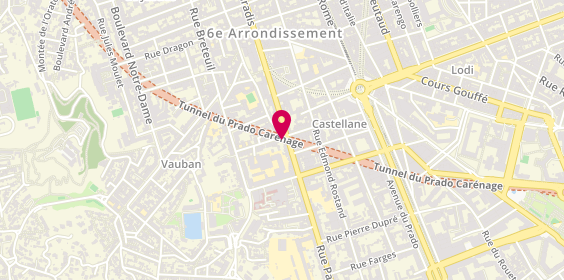 Plan de BRAIBANT Marie, 184 Rue Paradis, 13006 Marseille