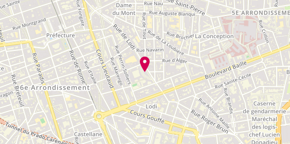 Plan de Rosa BELMOULOUD- Psychologue, 84 Rue de Lodi, 13006 Marseille