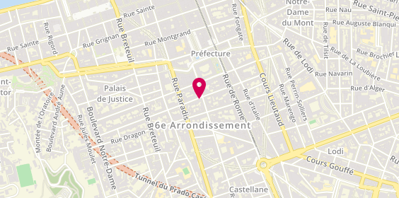 Plan de PINSON Anne-Laure, 31 Rue Saint-Jacques, 13006 Marseille