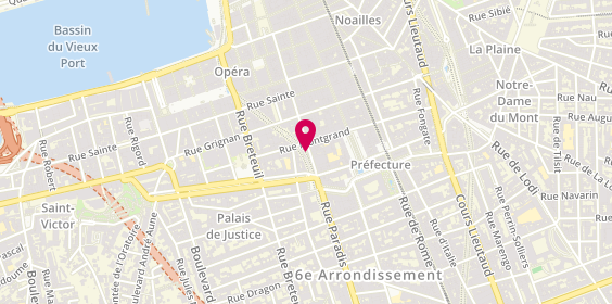 Plan de LAFON Nadia, 72 Rue Paradis, 13006 Marseille