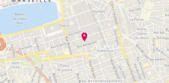 Plan de Sylvana Bocina, Psychologue clinicienne- Psychanalyste, 57 Rue Paradis, 13006 Marseille