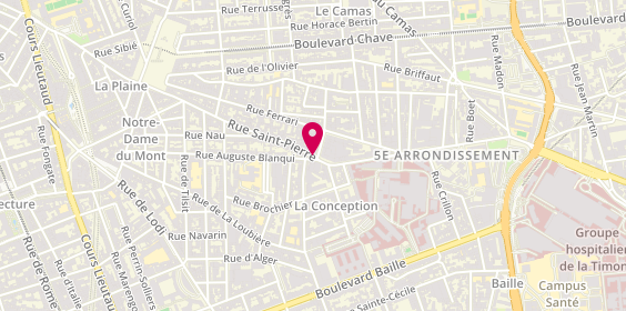 Plan de DAUL Marion, 123 Rue Saint-Pierre, 13005 Marseille