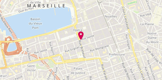 Plan de CASTET Isabelle, 35 Rue Sainte, 13001 Marseille