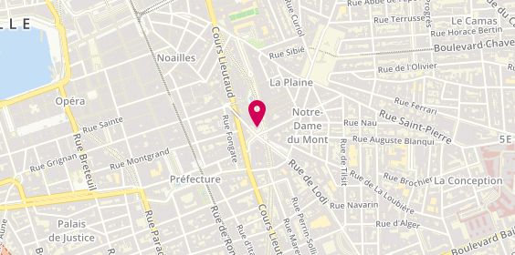 Plan de ALERINI Paul, 5 Boulevard Théodore Thurner, 13006 Marseille