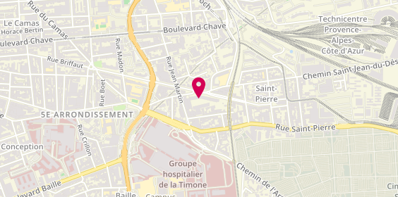 Plan de BEAUCHESNE Laurence, 74 Boulevard Jeanne d'Arc, 13005 Marseille
