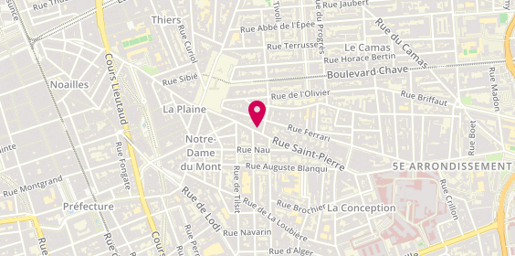 Plan de SIMON Jérémy, 37 Rue Saint-Pierre, 13005 Marseille