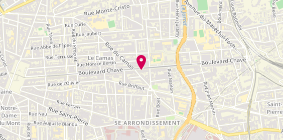 Plan de DANNER Emilie Developpement personnel et psychologie, 194 Boulevard Chave, 13005 Marseille