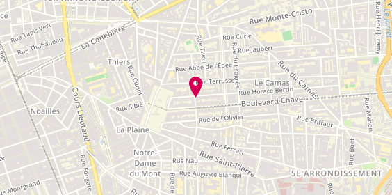 Plan de Cabinet Pluridisciplinaire la Plaine Sante, 32 Rue Horace Bertin, 13005 Marseille