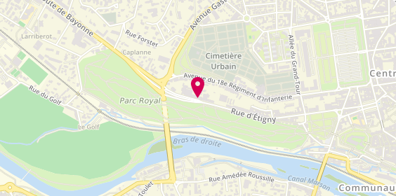 Plan de Christophe LEFOUR - Psychologue du travail Pau, 78 Bis Rue d'Etigny, 64000 Pau