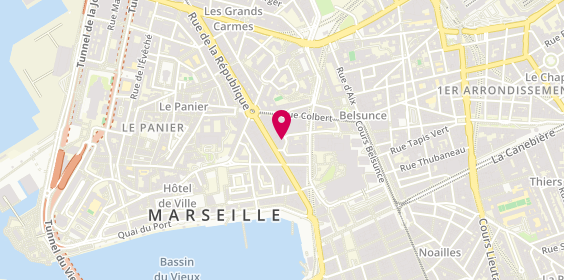 Plan de MOSCONI Muriel, 1 Rue Saint Cannat, 13001 Marseille