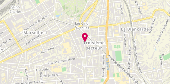 Plan de HUET Gérard, 9 Boulevard Georges Clemenceau, 13004 Marseille