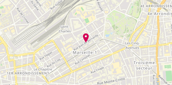 Plan de ROSSI Patricia, 68 Rue Jean de Bernardy, 13001 Marseille