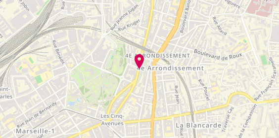 Plan de PORTIER Gérard, 104 Avenue Chartreux, 13004 Marseille