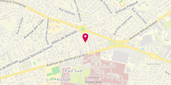 Plan de PADOVANI Pascal, 9 avenue Paul Tissandier, 64000 Pau