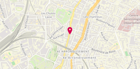 Plan de Sophie GERGONDEY - Psychologue, 170 avenue des Chartreux, 13004 Marseille