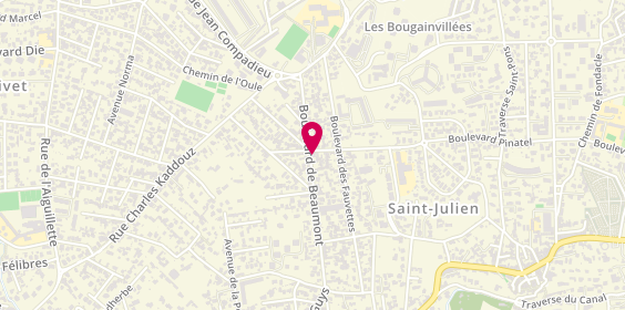 Plan de GAGGIOLI Matthieu, 106 Boulevard de Beaumont, 13012 Marseille
