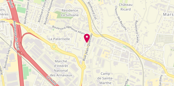 Plan de EL HADEF EL OKKI Rabah, 487 Rue Jean Queillau, 13014 Marseille