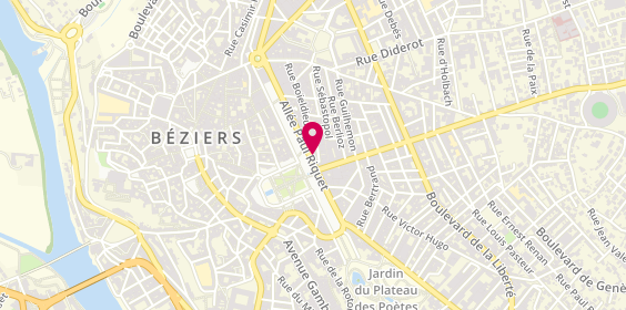 Plan de Psychologue - Béziers - Greet ROBIJN, Centre d'Affaires Paul Riquet
39 Allée Paul Riquet, 34500 Béziers