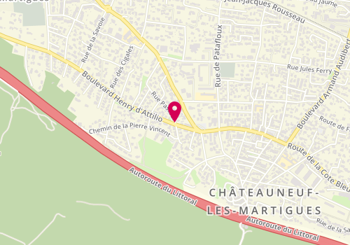 Plan de LEVY Olivier, 7 Boulevard Henri d'Attilio, 13220 Châteauneuf-les-Martigues