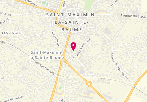 Plan de Laetitia FINILY - Psychologue Saint-Maximin-la-Sainte-Baume, 141 chemin de la Gare, 83470 Saint-Maximin-la-Sainte-Baume