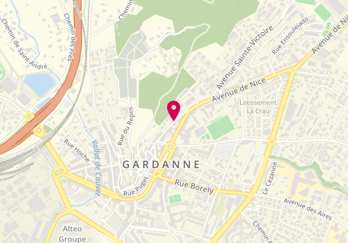 Plan de Nathalie Lambert-LAUGIER, 41 Rue Parmentier, 13120 Gardanne