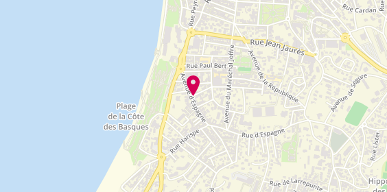 Plan de IRIBARNEGARAY David, 2 Rue de l'Ocean, 64200 Biarritz