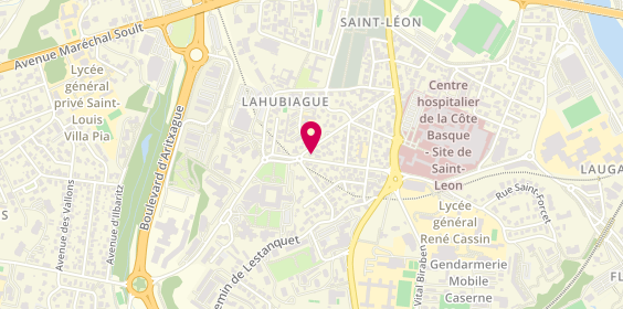 Plan de Mme Agier-Aurel Aurélia - Psychologue Clinicienne, 23 avenue Lahubiague, 64100 Bayonne