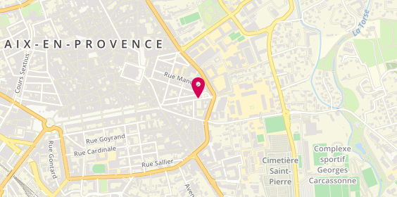 Plan de GOULARD DE LACAM Céline, 29 Rue Opéra, 13100 Aix-en-Provence