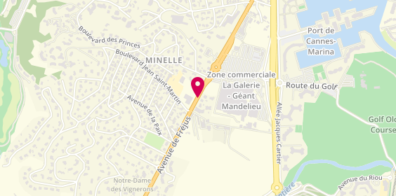 Plan de Alexandra CANALLAS - Psychologue Neuropsychologue, Paul Ricard
1049 avenue de Fréjus, 06210 Mandelieu-la-Napoule