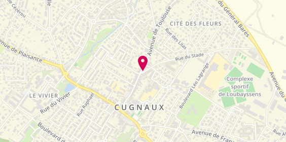 Plan de Céline BIAGUI psychologue, 46 avenue de Toulouse, 31270 Cugnaux