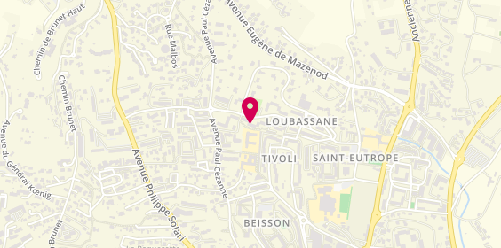 Plan de Minna HOLMFORS psychologue Clinicienne, Résidence Loubassane Bât T1, 11 Avenue du Docteur Bertrand, 13090 Aix-en-Provence